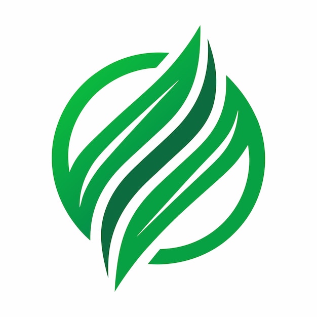 Vector de diseño de logotipo de servicio verde Ilustración de icono