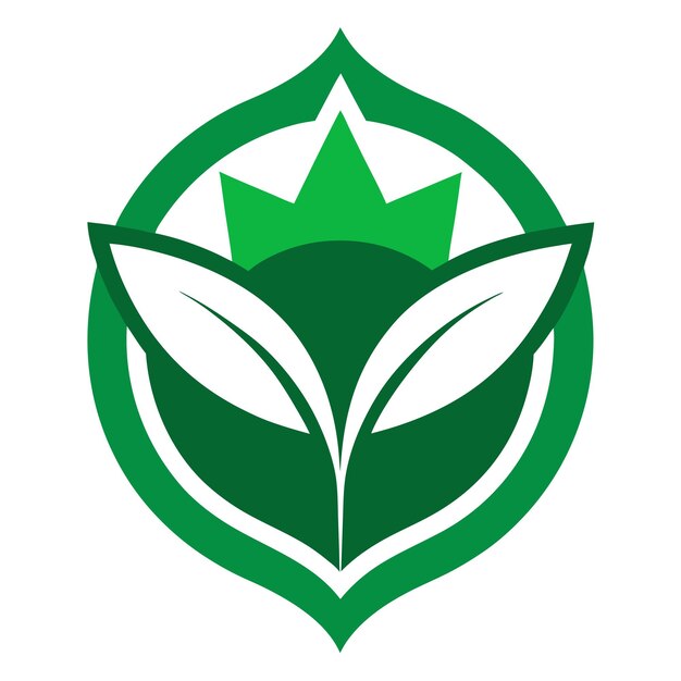 Vector de diseño de logotipo de servicio verde Ilustración de icono