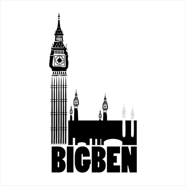 Vector de diseño de logotipo Símbolo del icono de la ciudad de Londres