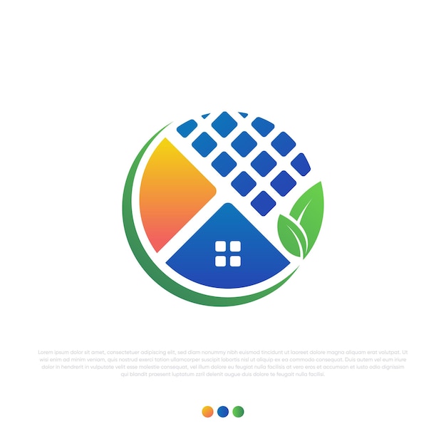 Vector de diseño de logotipo solar primeur