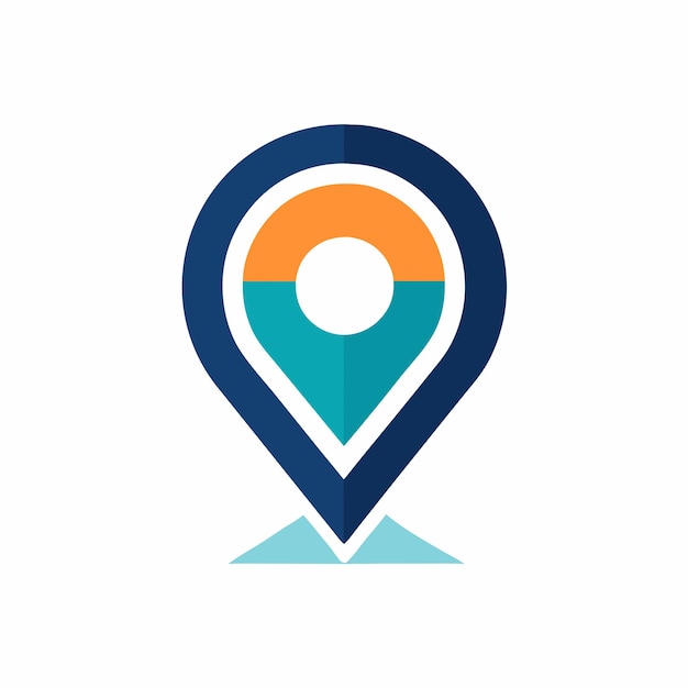 Vector de diseño de logotipo de ubicación o punto Ilustración de icono