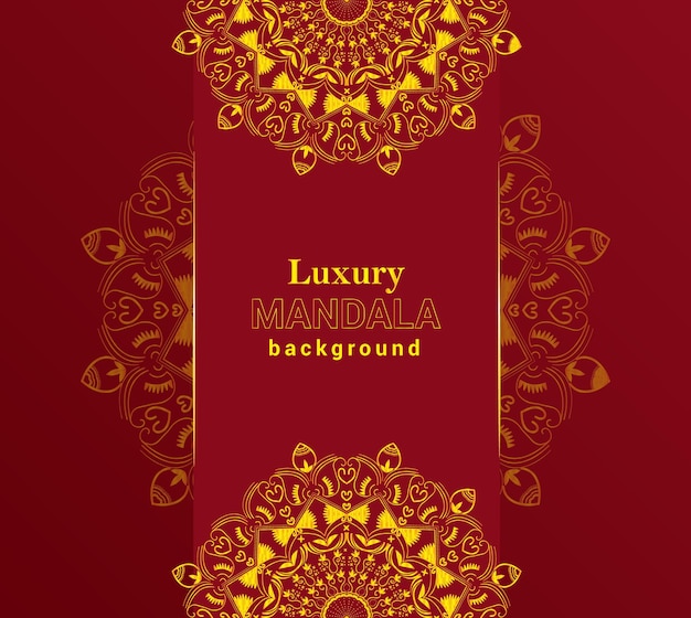 vector de diseño de mandala de lujo