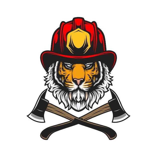 vector de diseño de mascota de cabeza de tigre