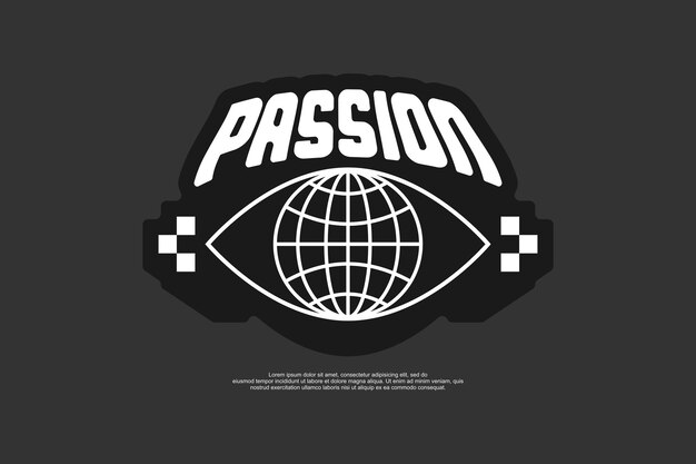 Vector de diseño de moda adecuado para la impresión