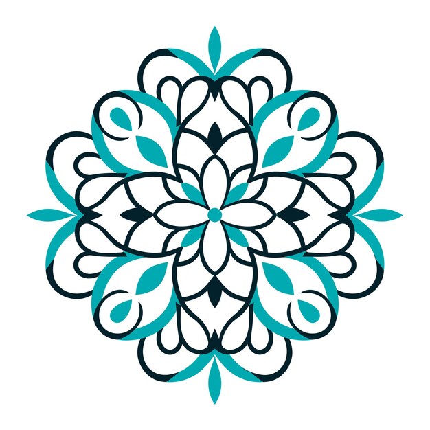 Vector de diseño ornamental abstracto