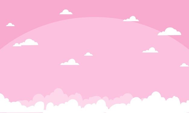 Vector de diseño pastel de fondo de cielo vectorial
