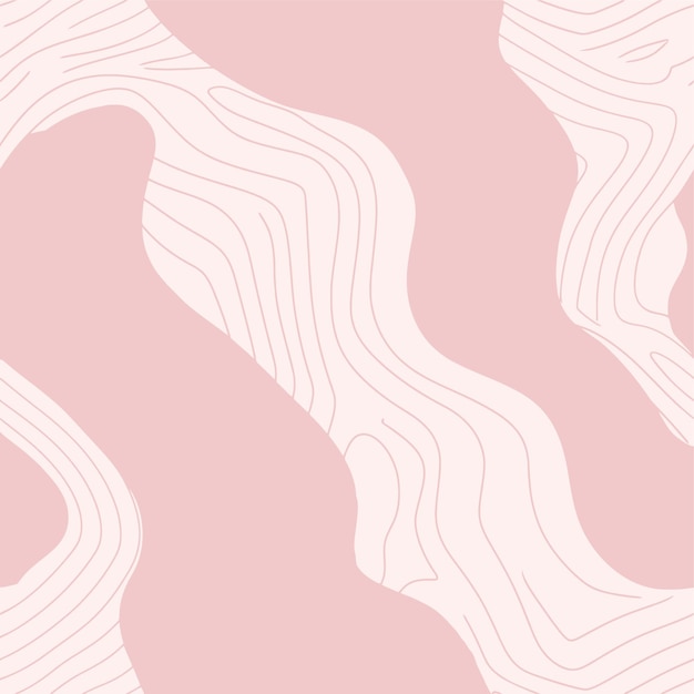 Vector diseño de patrón sin costuras textura líneas rosadas y blancas en un fondo rosado