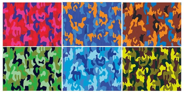 vector de diseño de patrón de fondo del ejército