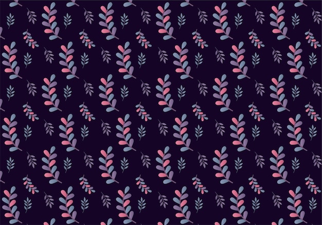 Vector de diseño de patrón textil floral. plantilla de diseño de patrón textil de tela única y abstracta