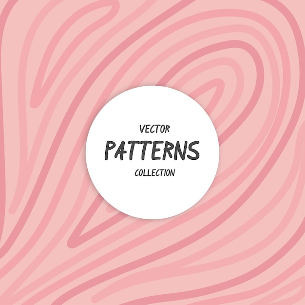 vector de diseño de patrones de fondo rosa de línea abstracta
