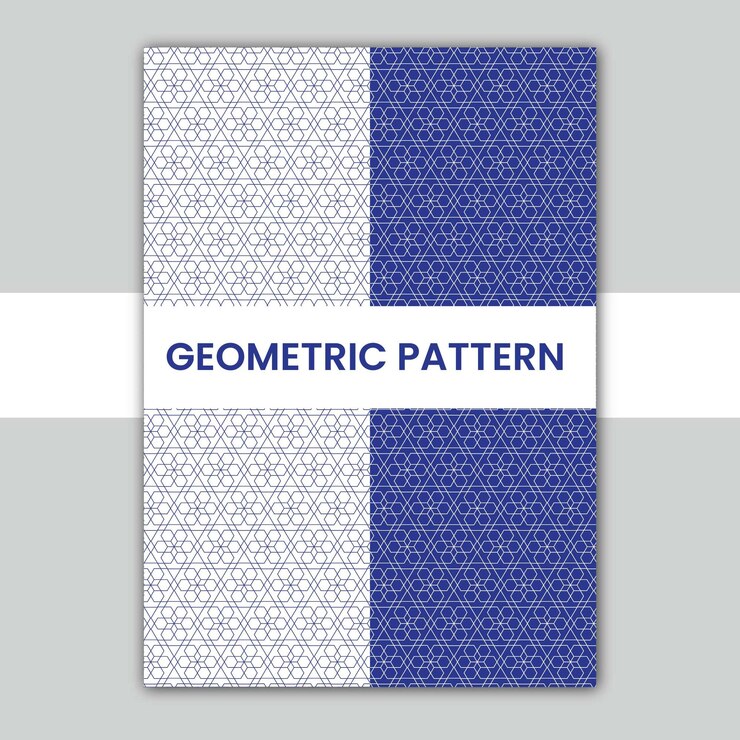 Vector de diseño de patrones geométricos