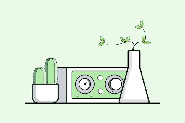 vector de diseño de plantas hermosas
