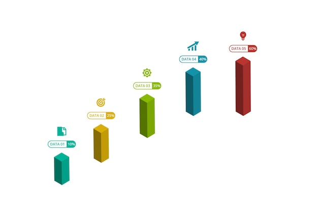 Vector de diseño de plantilla de infografía