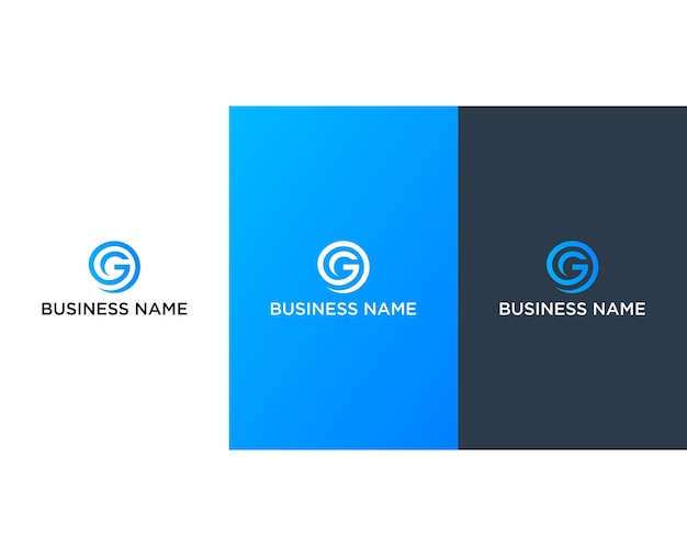 Vector de diseño de la plantilla de la letra G del logotipo