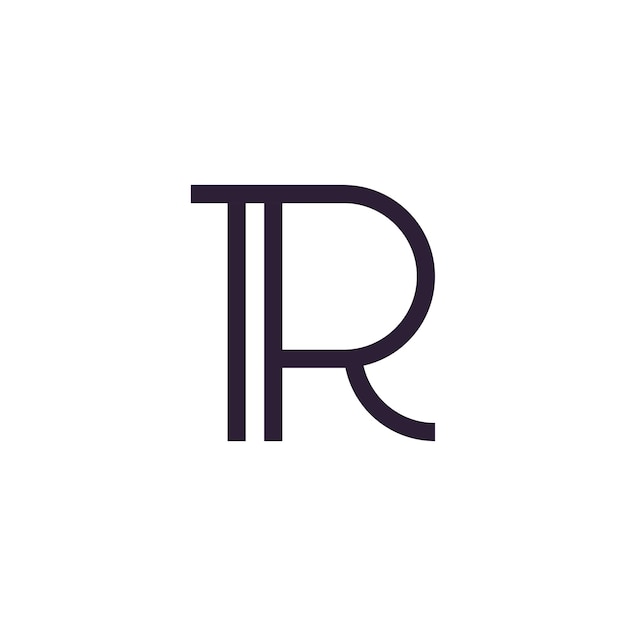 Vector de diseño de la plantilla de la letra R del logotipo
