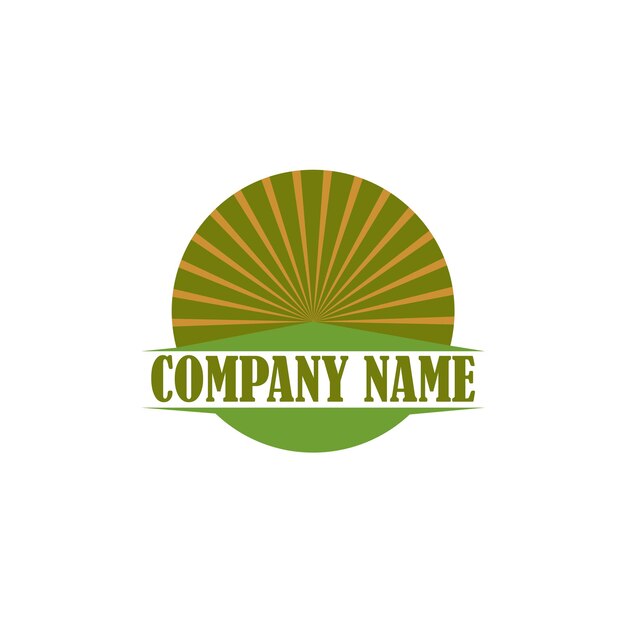 Vector de diseño de plantilla de logotipo de agricultura