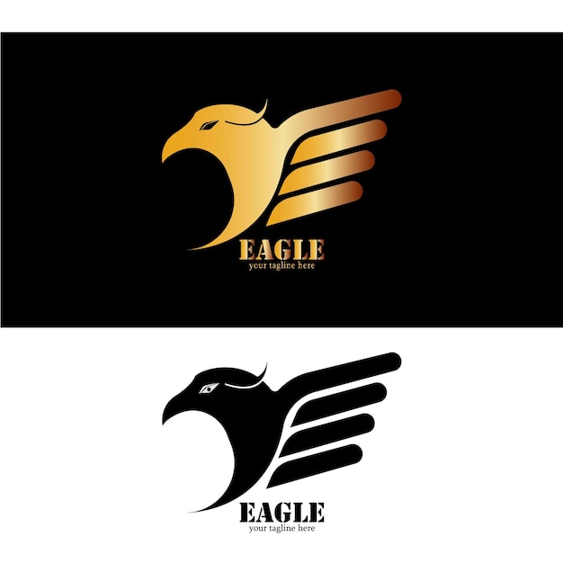Vector de diseño de plantilla de logotipo de águila