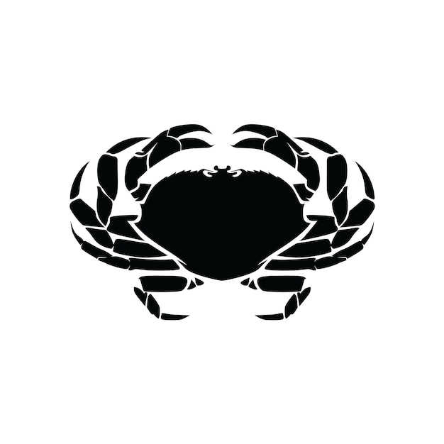 Vector de diseño de plantilla de logotipo de cangrejo