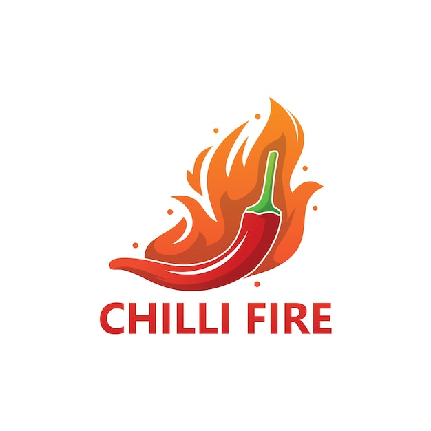 Vector de diseño de plantilla de logotipo de Chilli Fire