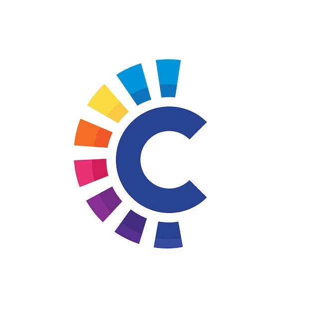 Vector de diseño de plantilla de logotipo de color creativo