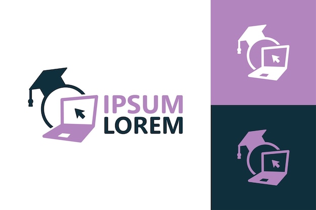 Vector de diseño de plantilla de logotipo de estudio en línea