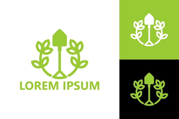 Vector de diseño de plantilla de logotipo de jardinería