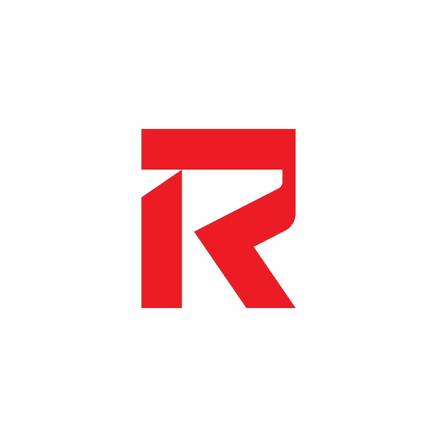 Vector de diseño de plantilla de logotipo de letra R