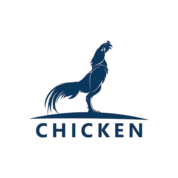 Vector de diseño de plantilla de logotipo de pollo