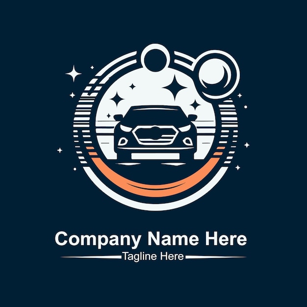 Vector de diseño de plantilla de logotipo de servicio de coche
