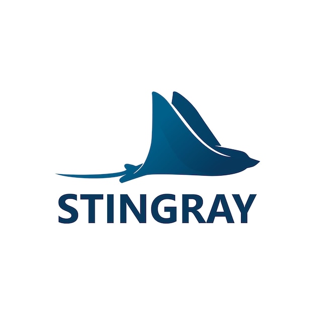 Vector de diseño de plantilla de logotipo de Stingray
