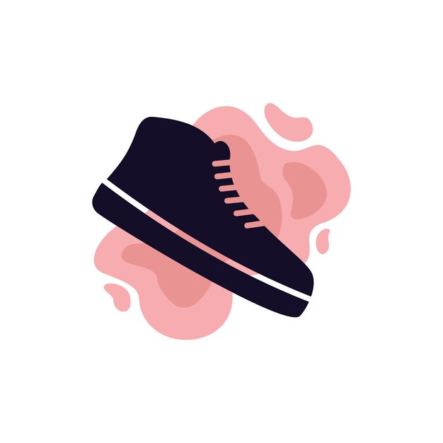 Vector de diseño de plantilla de logotipo de zapatos