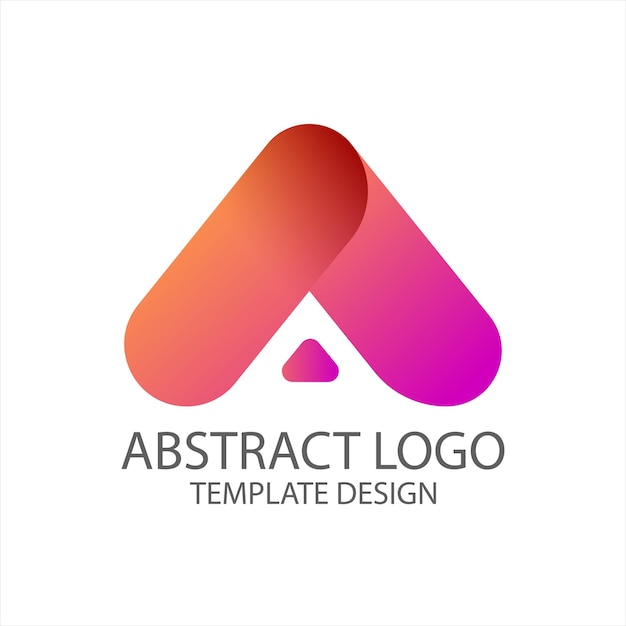 Vector de diseño de plantillas de logotipo abstractas coloridas