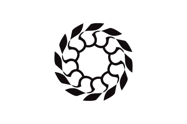Vector de diseño de plantillas de logotipo de marca de círculo abstracto
