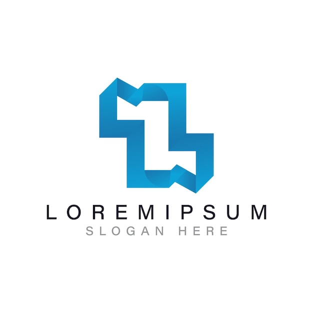 Vector de diseño de plantillas de logotipos de letras Z y símbolos de colores