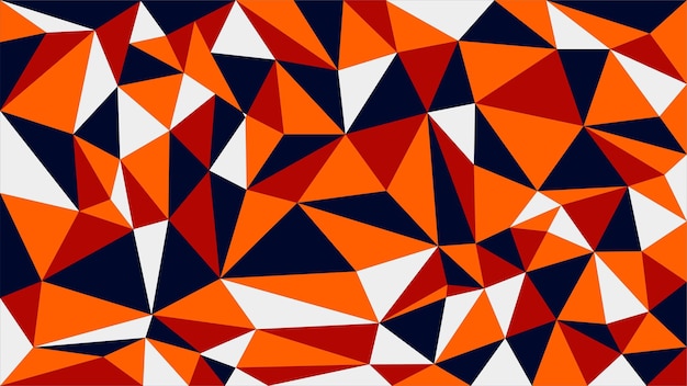 Vector de diseño de poli baja de triángulo de fondo abstracto