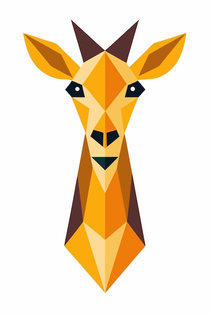 Vector de diseño de retratos geométricos de koalas