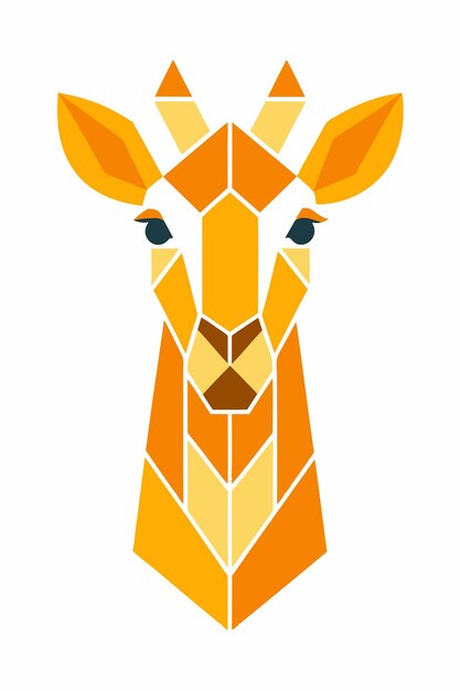 Vector de diseño de retratos geométricos de koalas