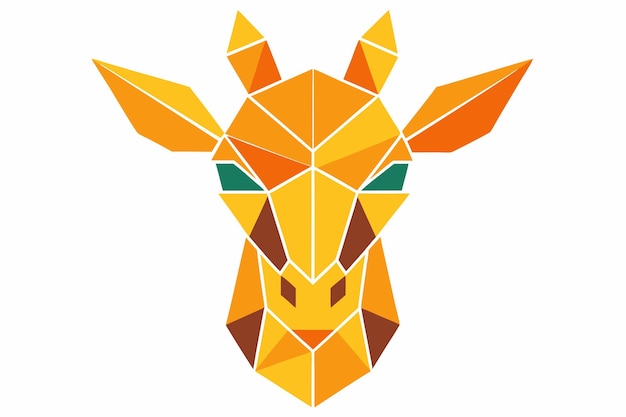 Vector de diseño de retratos geométricos de koalas