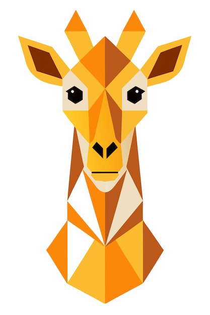 Vector de diseño de retratos geométricos de koalas