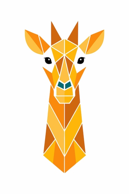 Vector de diseño de retratos geométricos de koalas