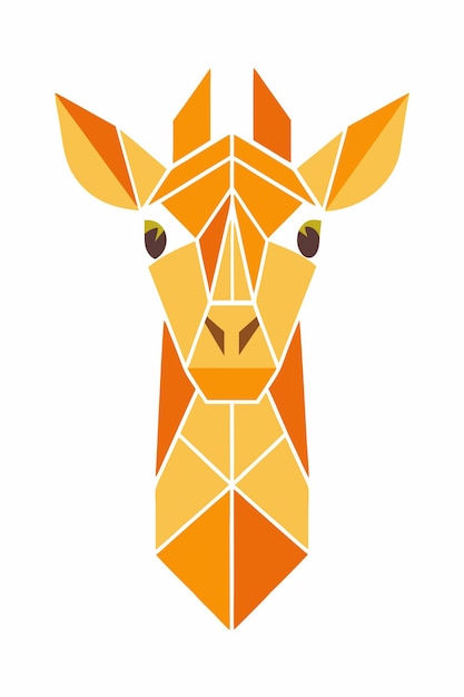 Vector de diseño de retratos geométricos de koalas
