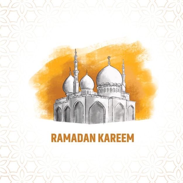 Vector de diseño de saludos islámicos para el Ramadán 35765