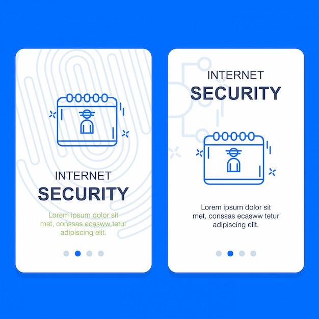 Vector de diseño de seguridad cibernética