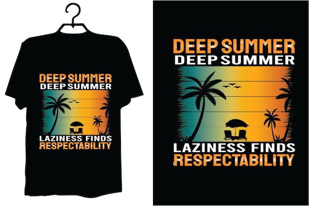 Vector diseño de SVG de verano camiseta de verano circuito de SVG de verano
