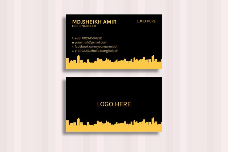 vector de diseño de tarjeta de visita corporativa