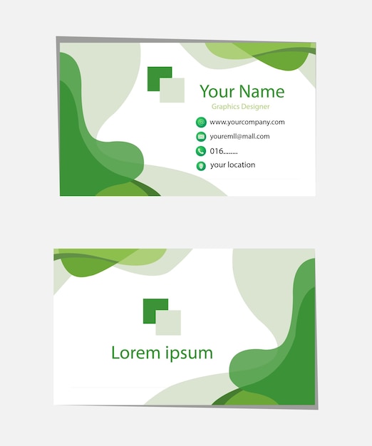 vector de diseño de tarjeta de visita