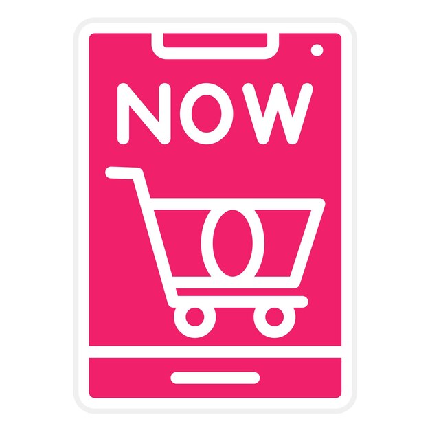 Vector Diseño Tienda Ahora Icon Icon Estilo