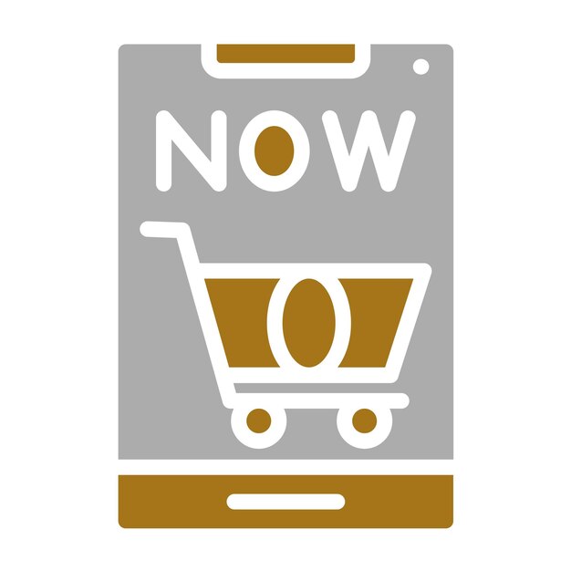 Vector Diseño Tienda Ahora Icon Icon Estilo