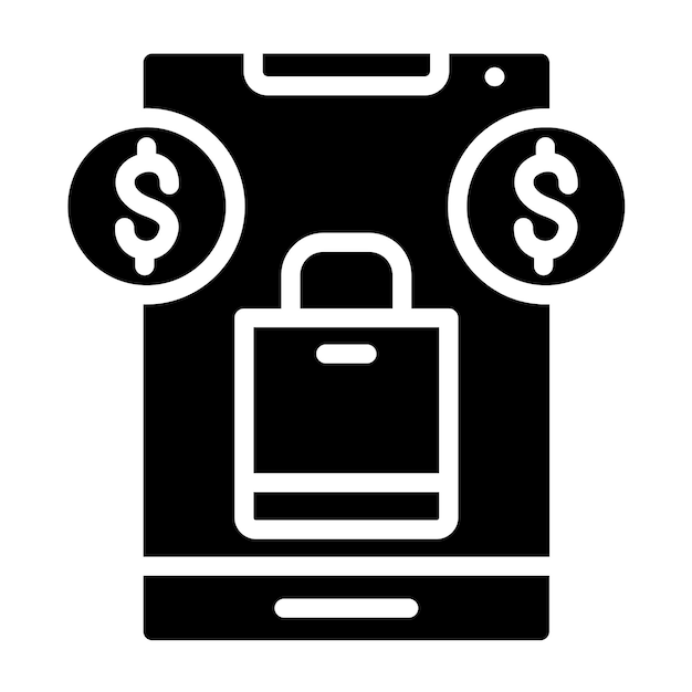 Vector Diseño de la tienda y ganar estilo de icono