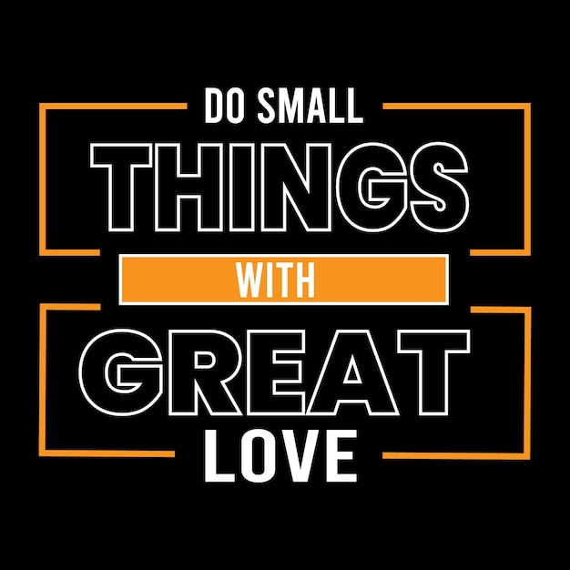 Vector de diseño de tipografía de citas motivacionales e inspiradoras
